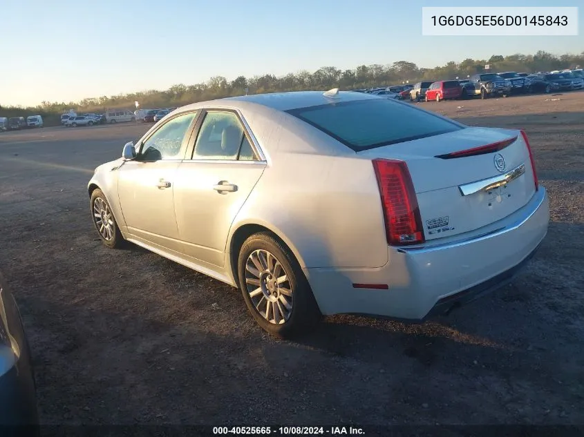 2013 Cadillac Cts Luxury VIN: 1G6DG5E56D0145843 Lot: 40525665