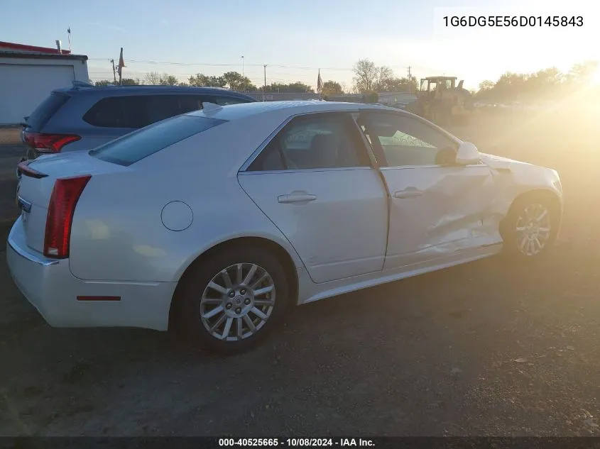 2013 Cadillac Cts Luxury VIN: 1G6DG5E56D0145843 Lot: 40525665