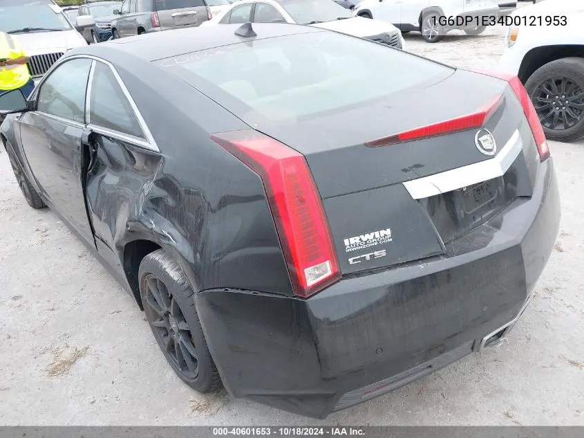 2013 Cadillac Cts Premium Collection VIN: 1G6DP1E34D0121953 Lot: 40601653