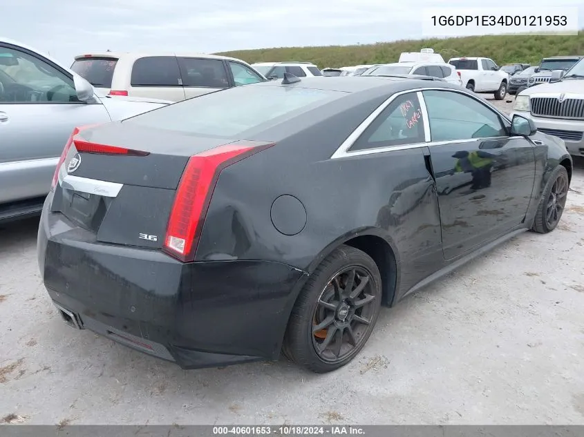 2013 Cadillac Cts Premium Collection VIN: 1G6DP1E34D0121953 Lot: 40601653