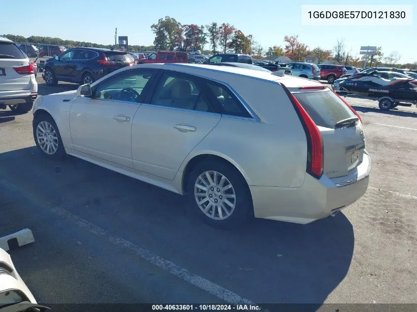 2013 Cadillac Cts Luxury VIN: 1G6DG8E57D0121830 Lot: 40633601