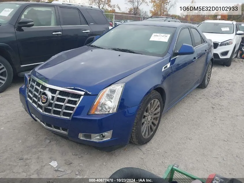 2013 Cadillac Cts Performance VIN: 1G6DM5E32D0102933 Lot: 40677470