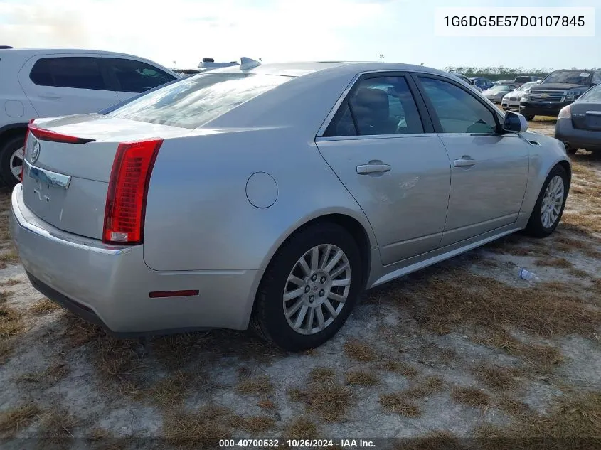 2013 Cadillac Cts Luxury VIN: 1G6DG5E57D0107845 Lot: 40700532