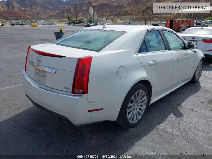 2013 Cadillac Cts Premium VIN: 1G6DP5E31D0178537 Lot: 40718704