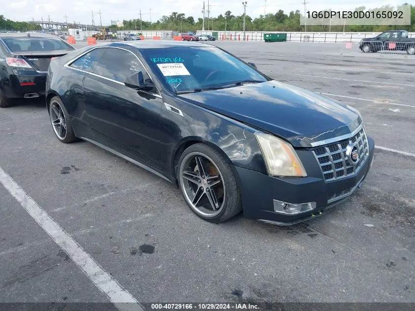 2013 Cadillac Cts Premium VIN: 1G6DP1E30D0165092 Lot: 40729166