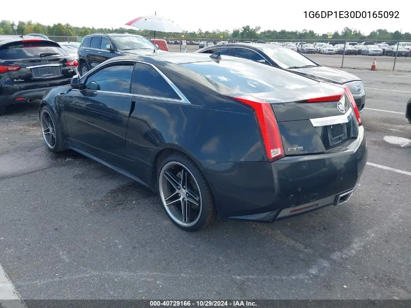 2013 Cadillac Cts Premium VIN: 1G6DP1E30D0165092 Lot: 40729166