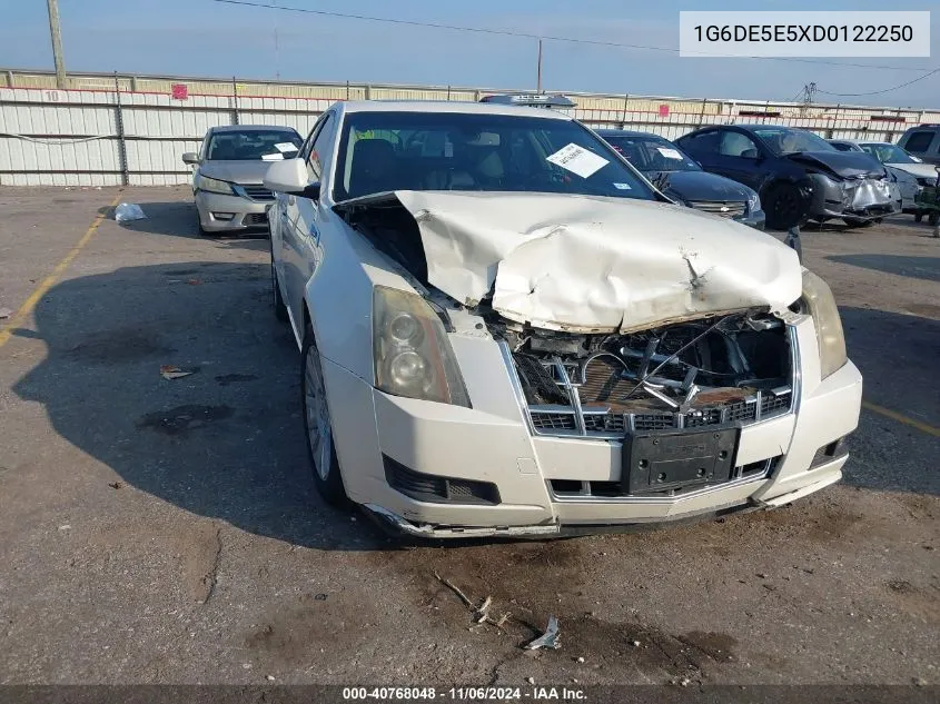 2013 Cadillac Cts Luxury VIN: 1G6DE5E5XD0122250 Lot: 40768048