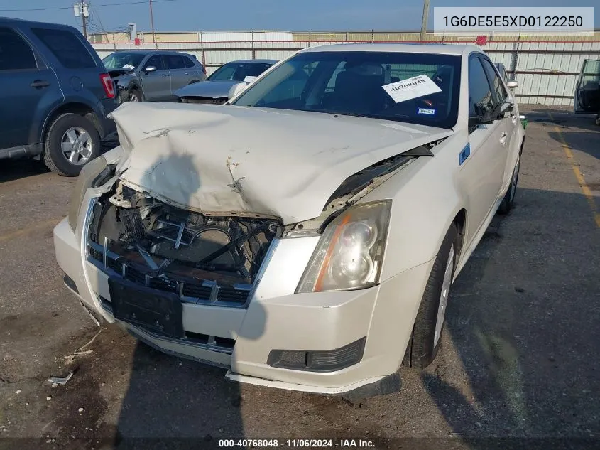 2013 Cadillac Cts Luxury VIN: 1G6DE5E5XD0122250 Lot: 40768048