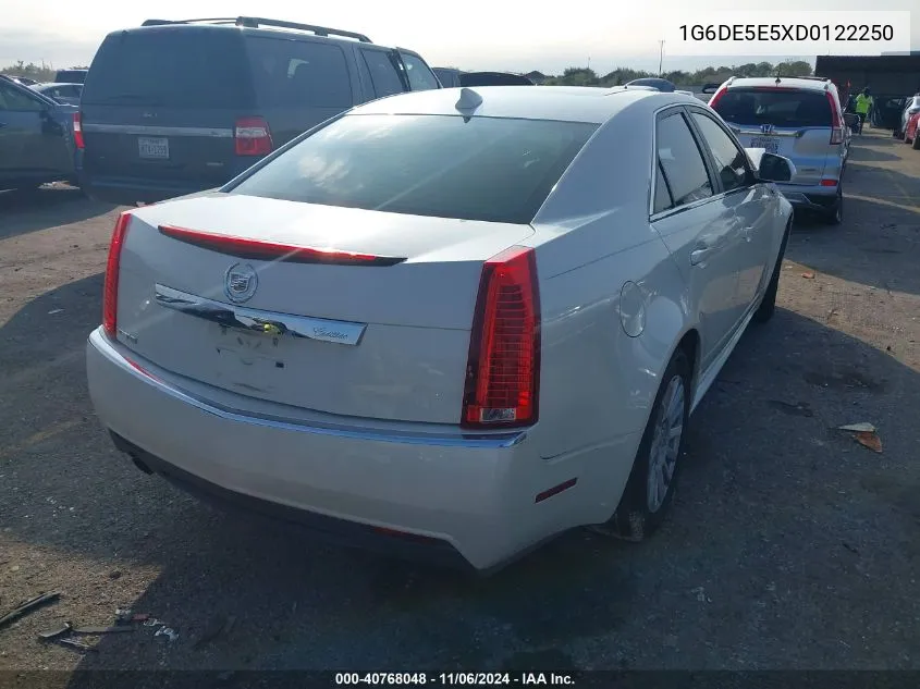 2013 Cadillac Cts Luxury VIN: 1G6DE5E5XD0122250 Lot: 40768048