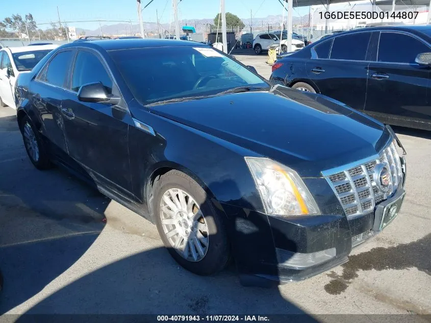 2013 Cadillac Cts Luxury VIN: 1G6DE5E50D0144807 Lot: 40791943