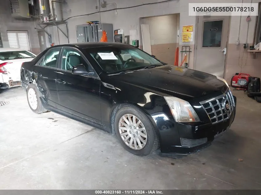 2013 Cadillac Cts Luxury VIN: 1G6DG5E55D0178218 Lot: 40823160