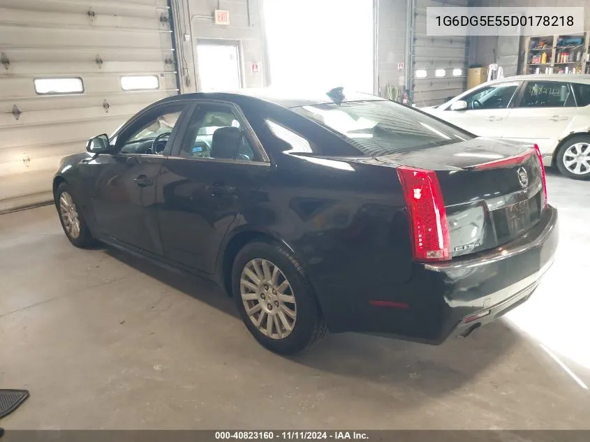 2013 Cadillac Cts Luxury VIN: 1G6DG5E55D0178218 Lot: 40823160