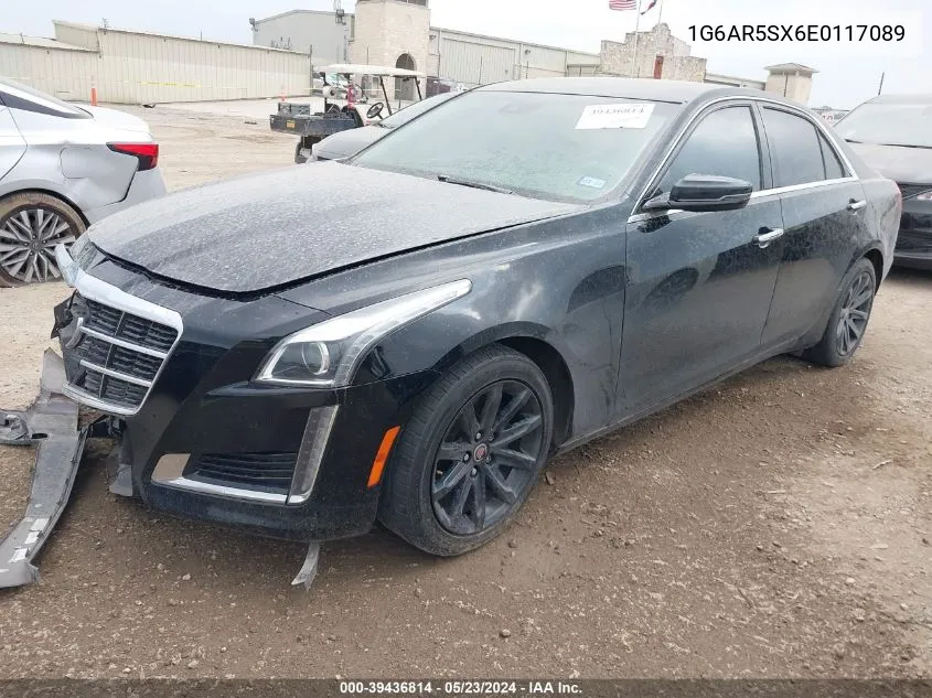 1G6AR5SX6E0117089 2014 Cadillac Cts Luxury