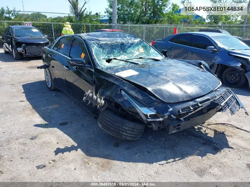 2014 Cadillac Cts Standard VIN: 1G6AP5SX8E0144834 Lot: 39498519