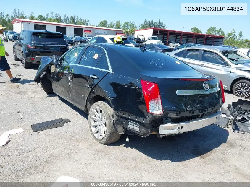 2014 Cadillac Cts Standard VIN: 1G6AP5SX8E0144834 Lot: 39498519