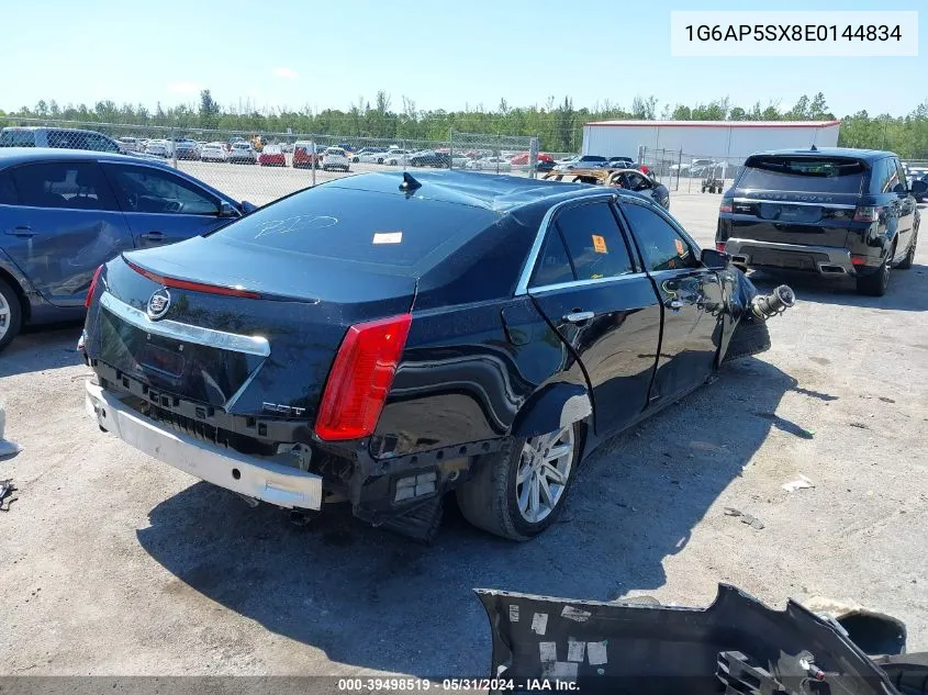 2014 Cadillac Cts Standard VIN: 1G6AP5SX8E0144834 Lot: 39498519