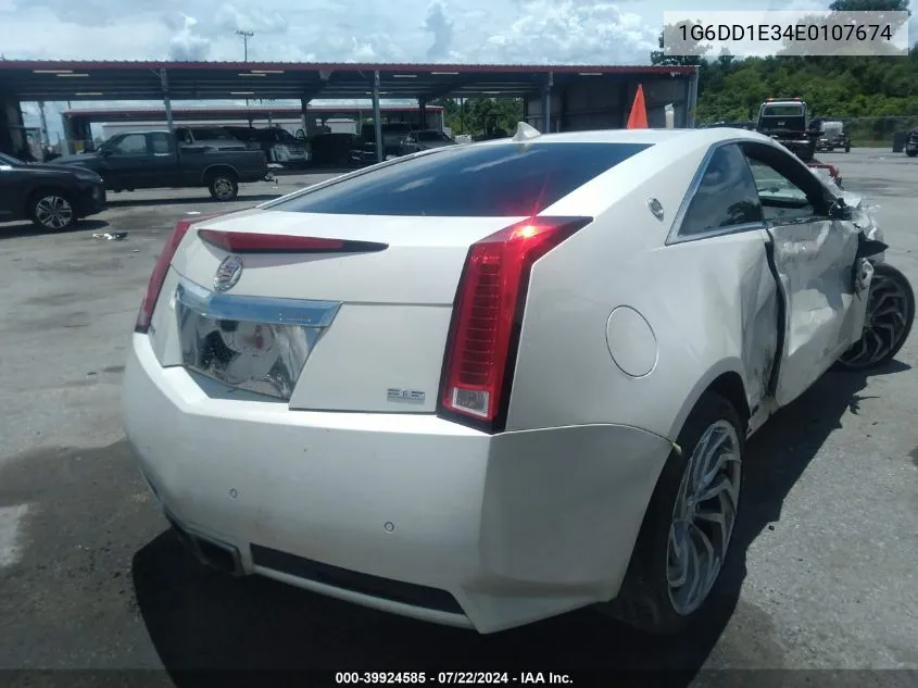 1G6DD1E34E0107674 2014 Cadillac Cts Premium