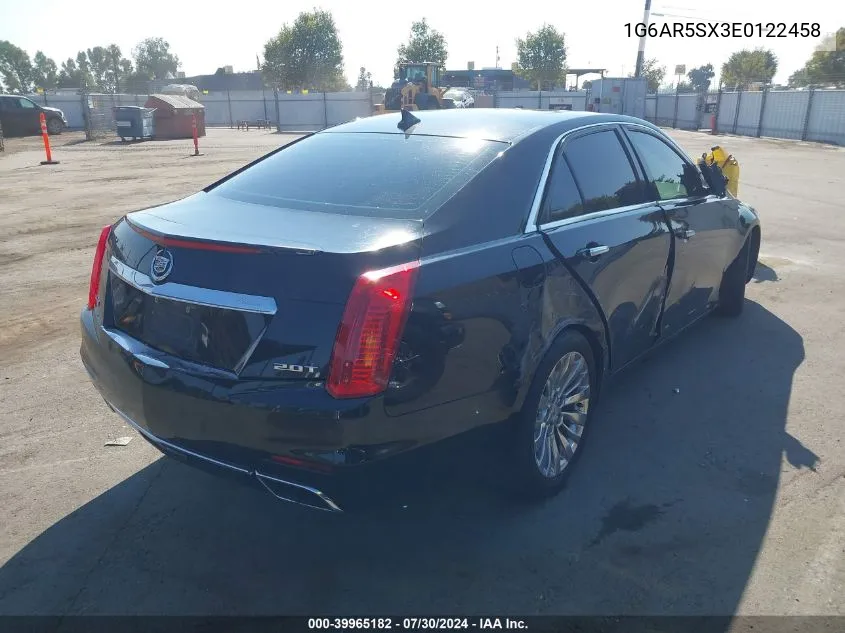 2014 Cadillac Cts Luxury VIN: 1G6AR5SX3E0122458 Lot: 39965182