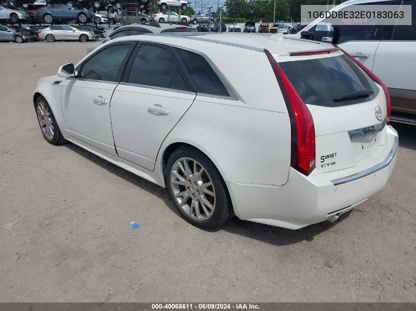 1G6DD8E32E0183063 2014 Cadillac Cts Premium Collection