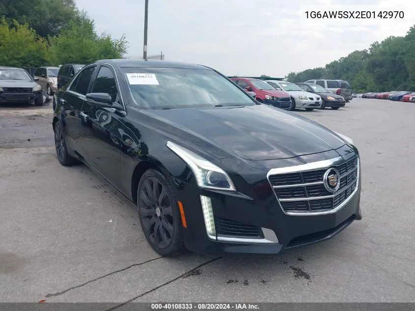 2014 Cadillac Cts VIN: 1G6AW5SX2E0142970 Lot: 40108333