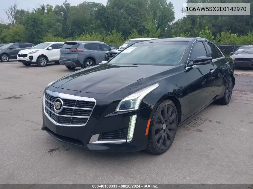 2014 Cadillac Cts VIN: 1G6AW5SX2E0142970 Lot: 40108333