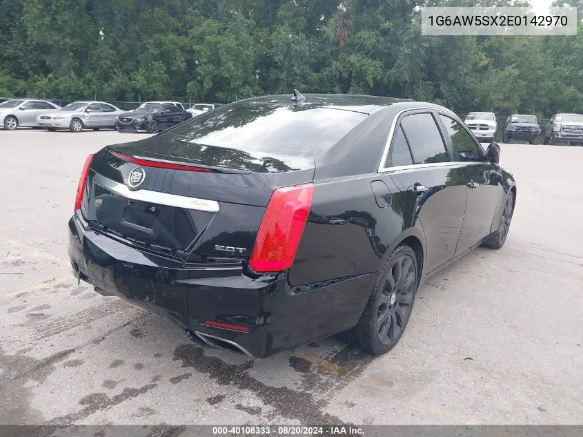 2014 Cadillac Cts VIN: 1G6AW5SX2E0142970 Lot: 40108333