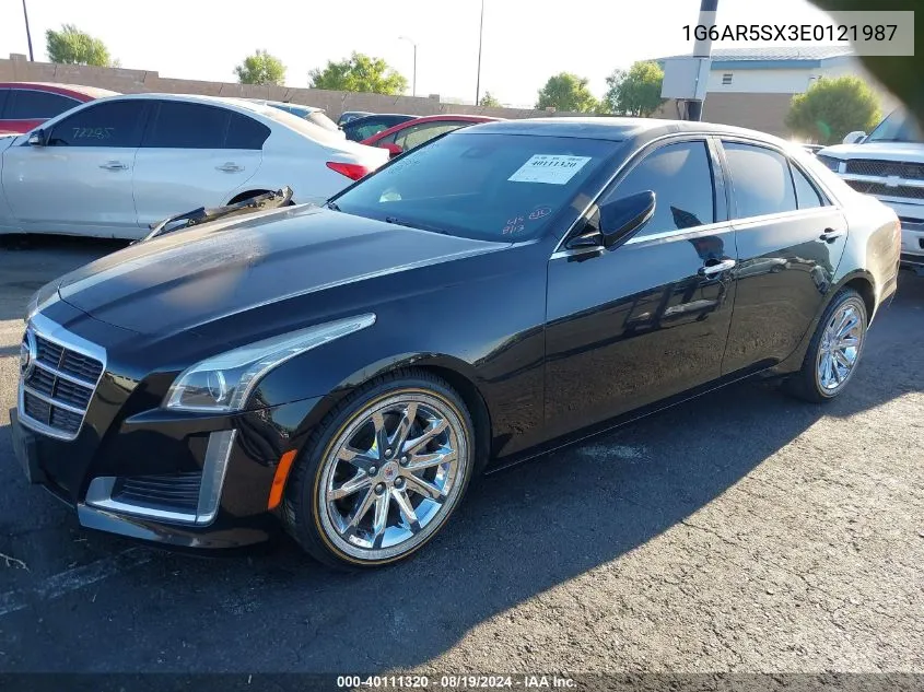 2014 Cadillac Cts Luxury VIN: 1G6AR5SX3E0121987 Lot: 40111320