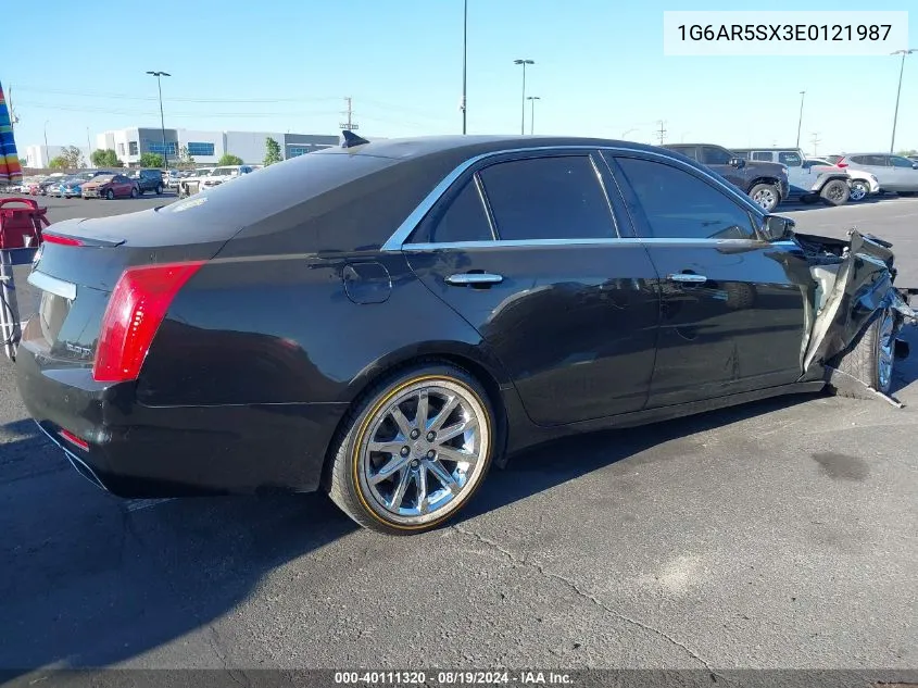 2014 Cadillac Cts Luxury VIN: 1G6AR5SX3E0121987 Lot: 40111320