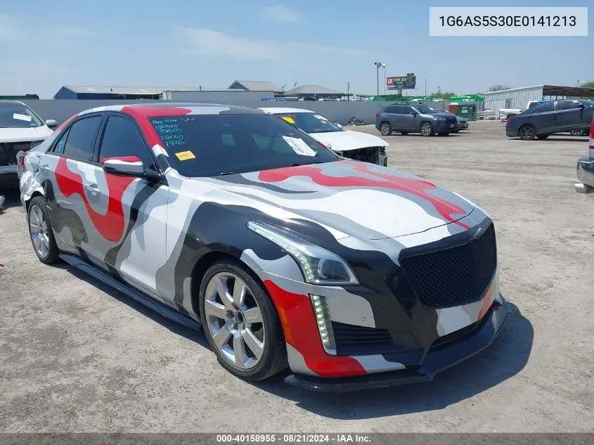 1G6AS5S30E0141213 2014 Cadillac Cts Performance Collection