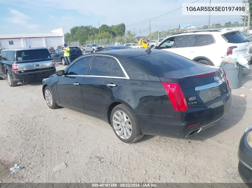 2014 Cadillac Cts Luxury VIN: 1G6AR5SX5E0197498 Lot: 40161359