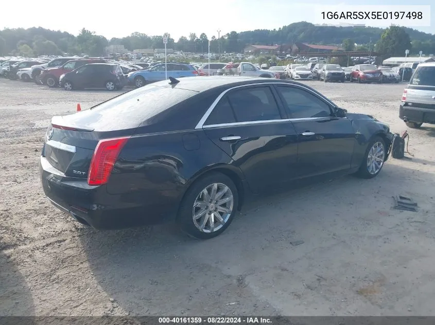 2014 Cadillac Cts Luxury VIN: 1G6AR5SX5E0197498 Lot: 40161359