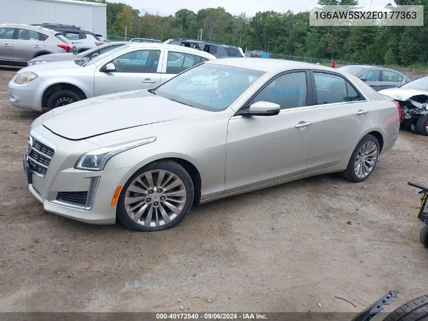 1G6AW5SX2E0177363 2014 Cadillac Cts Standard