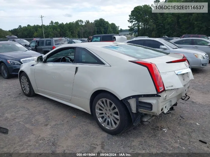 2014 Cadillac Cts Performance VIN: 1G6DC1E32E0116537 Lot: 40196941