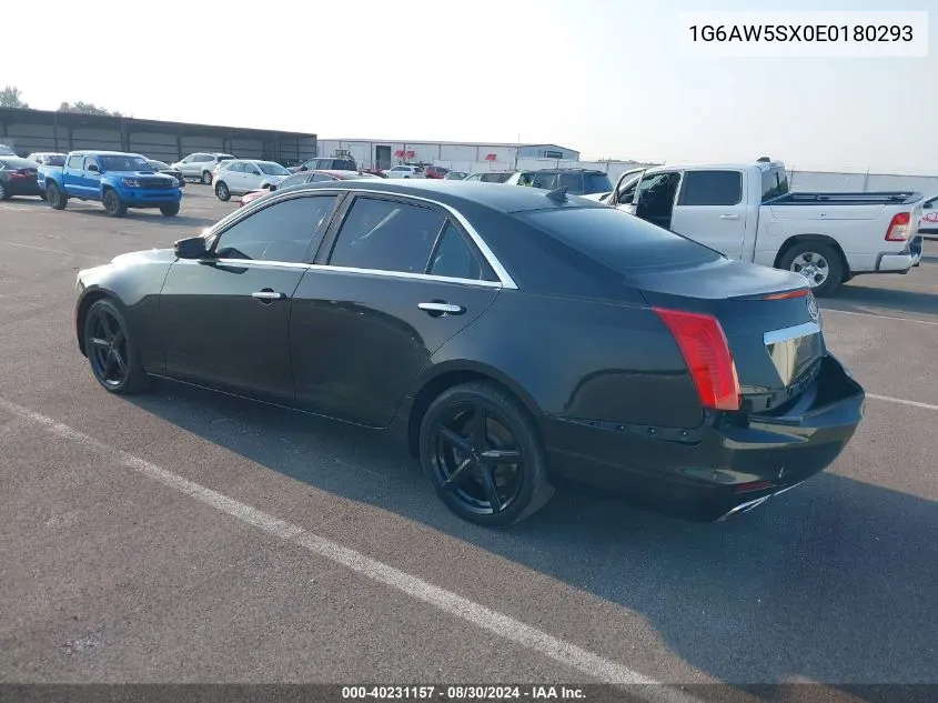 1G6AW5SX0E0180293 2014 Cadillac Cts Standard