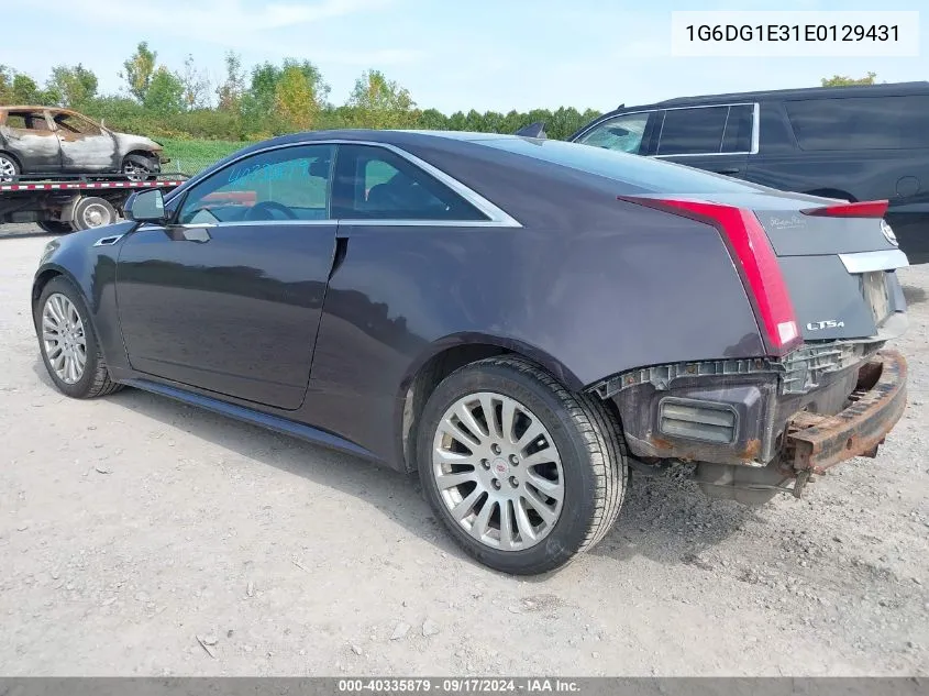 1G6DG1E31E0129431 2014 Cadillac Cts Performance