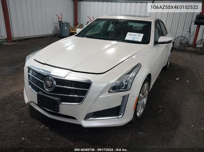 2014 Cadillac Cts Premium VIN: 1G6AZ5SX4E0152522 Lot: 40360726