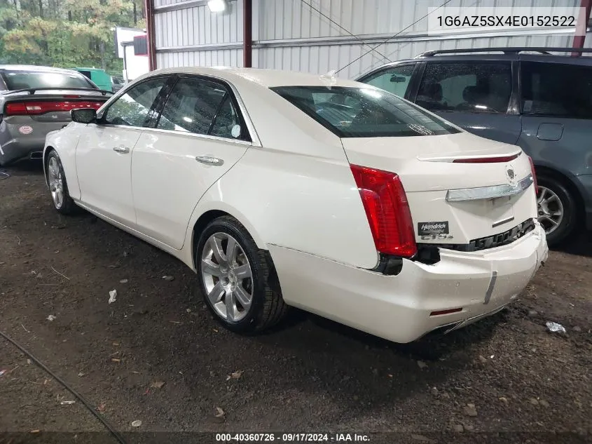 2014 Cadillac Cts Premium VIN: 1G6AZ5SX4E0152522 Lot: 40360726