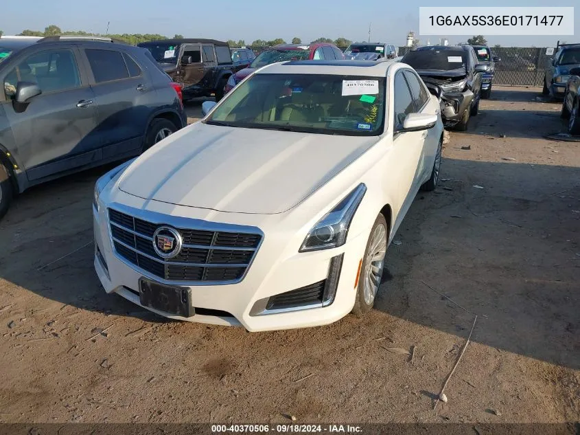 1G6AX5S36E0171477 2014 Cadillac Cts Luxury