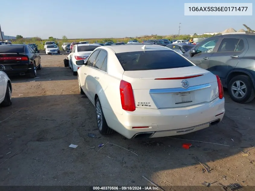 1G6AX5S36E0171477 2014 Cadillac Cts Luxury