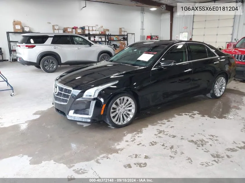 1G6AX5SX6E0181204 2014 Cadillac Cts Luxury