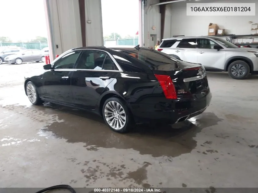 2014 Cadillac Cts Luxury VIN: 1G6AX5SX6E0181204 Lot: 40372148