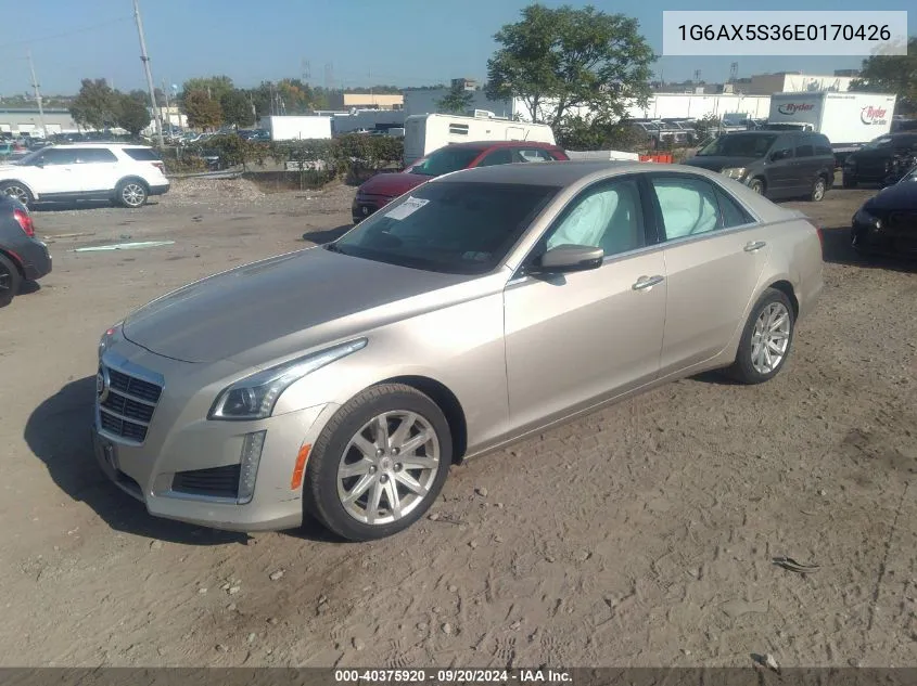 1G6AX5S36E0170426 2014 Cadillac Cts Luxury