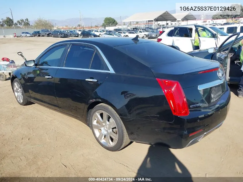 2014 Cadillac Cts Premium VIN: 1G6AZ5S37E0129426 Lot: 40424734