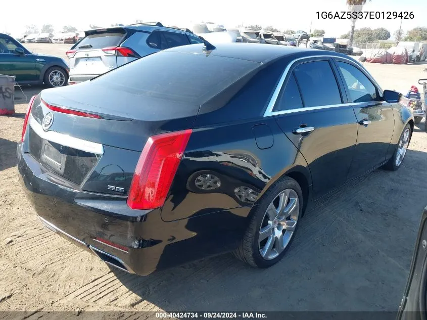 1G6AZ5S37E0129426 2014 Cadillac Cts Premium