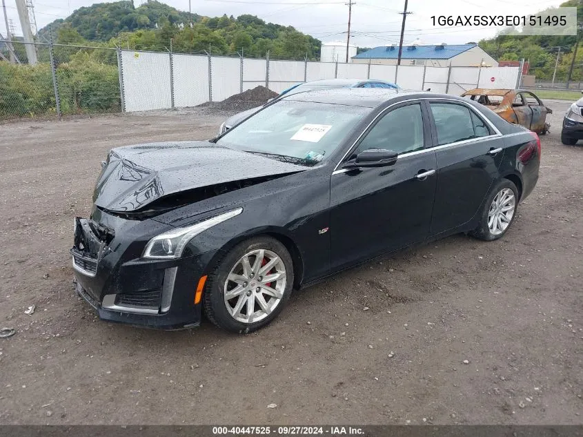 1G6AX5SX3E0151495 2014 Cadillac Cts Luxury