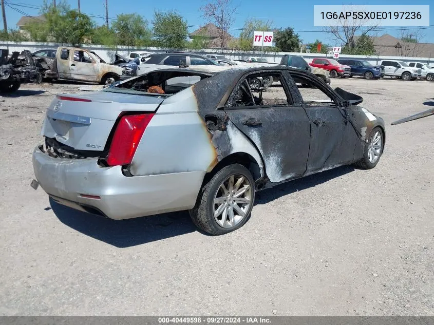 1G6AP5SX0E0197236 2014 Cadillac Cts Standard