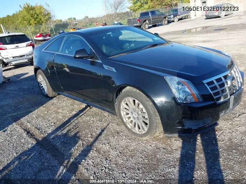 2014 Cadillac Cts Standard VIN: 1G6DE1E32E0122123 Lot: 40475518