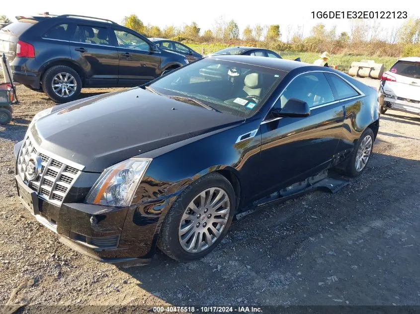 2014 Cadillac Cts Standard VIN: 1G6DE1E32E0122123 Lot: 40475518