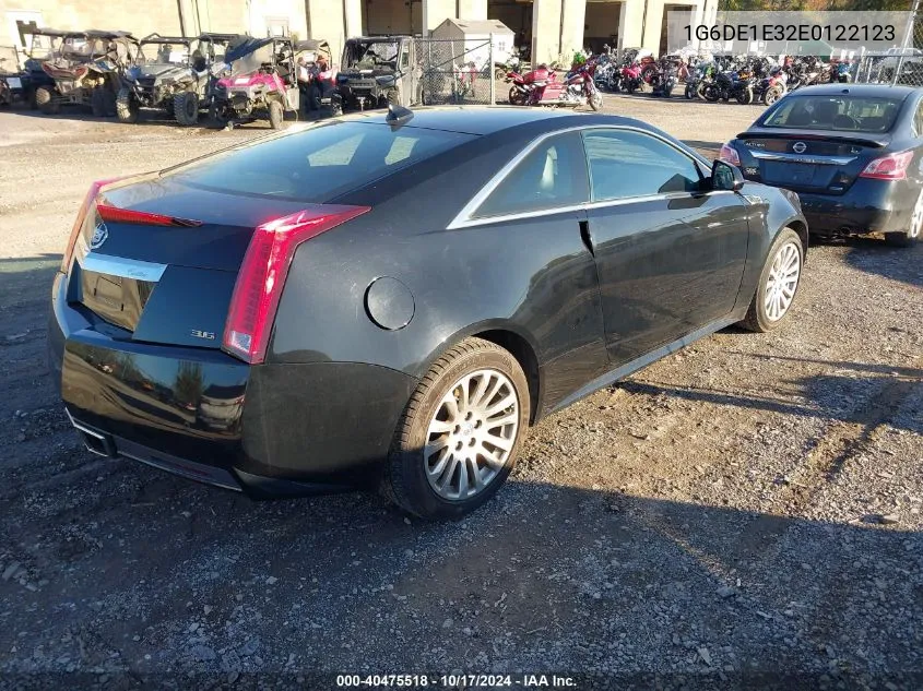 2014 Cadillac Cts Standard VIN: 1G6DE1E32E0122123 Lot: 40475518