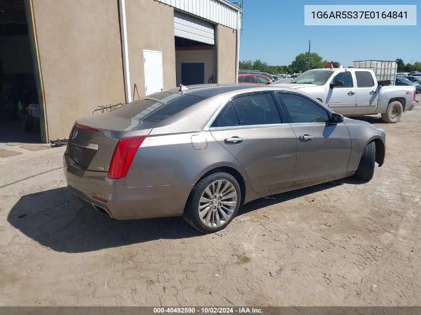 1G6AR5S37E0164841 2014 Cadillac Cts Luxury